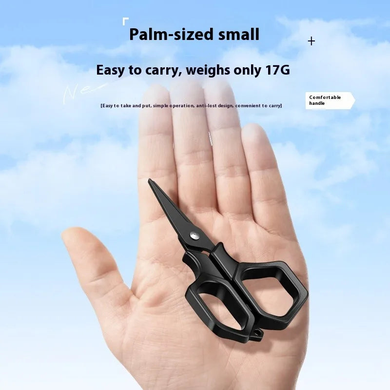 Portable titanium plated fishing scissors for hanging strings, PE line fishing line, Dali Ma stainless steel lure scissors