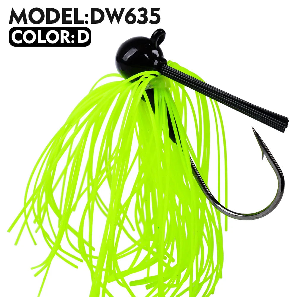 Swim & Skipping Jig – Weedless Bass Fishing Jig