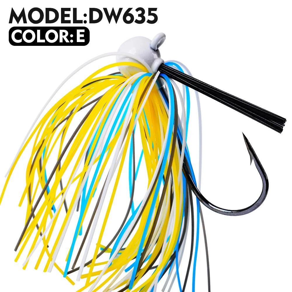 Swim & Skipping Jig – Weedless Bass Fishing Jig