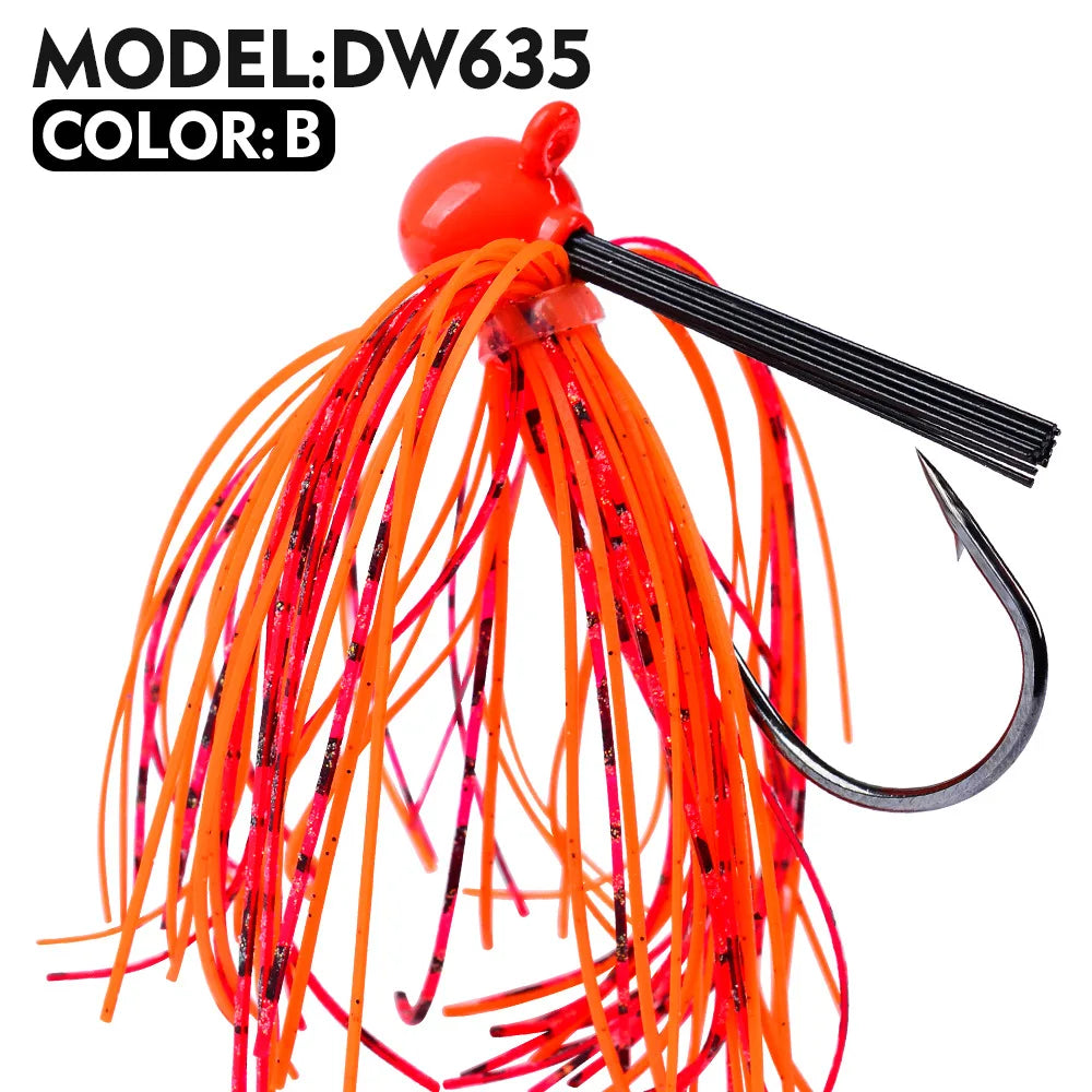 Swim & Skipping Jig – Weedless Bass Fishing Jig