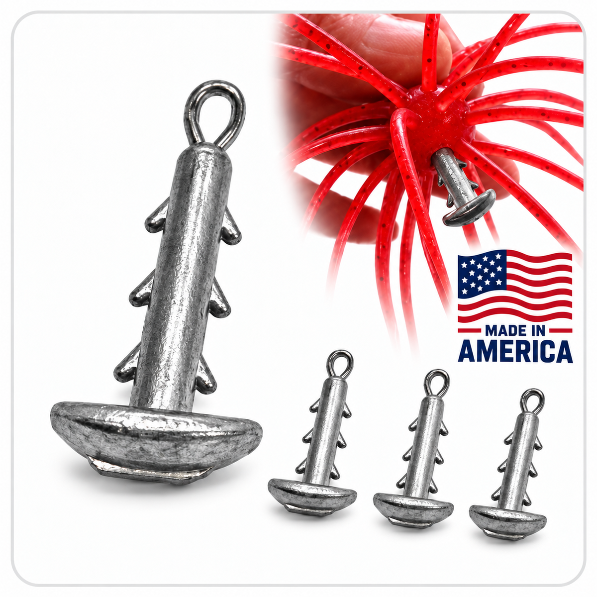Bass Kings Made in America Urchin Bait Anchor Sinker